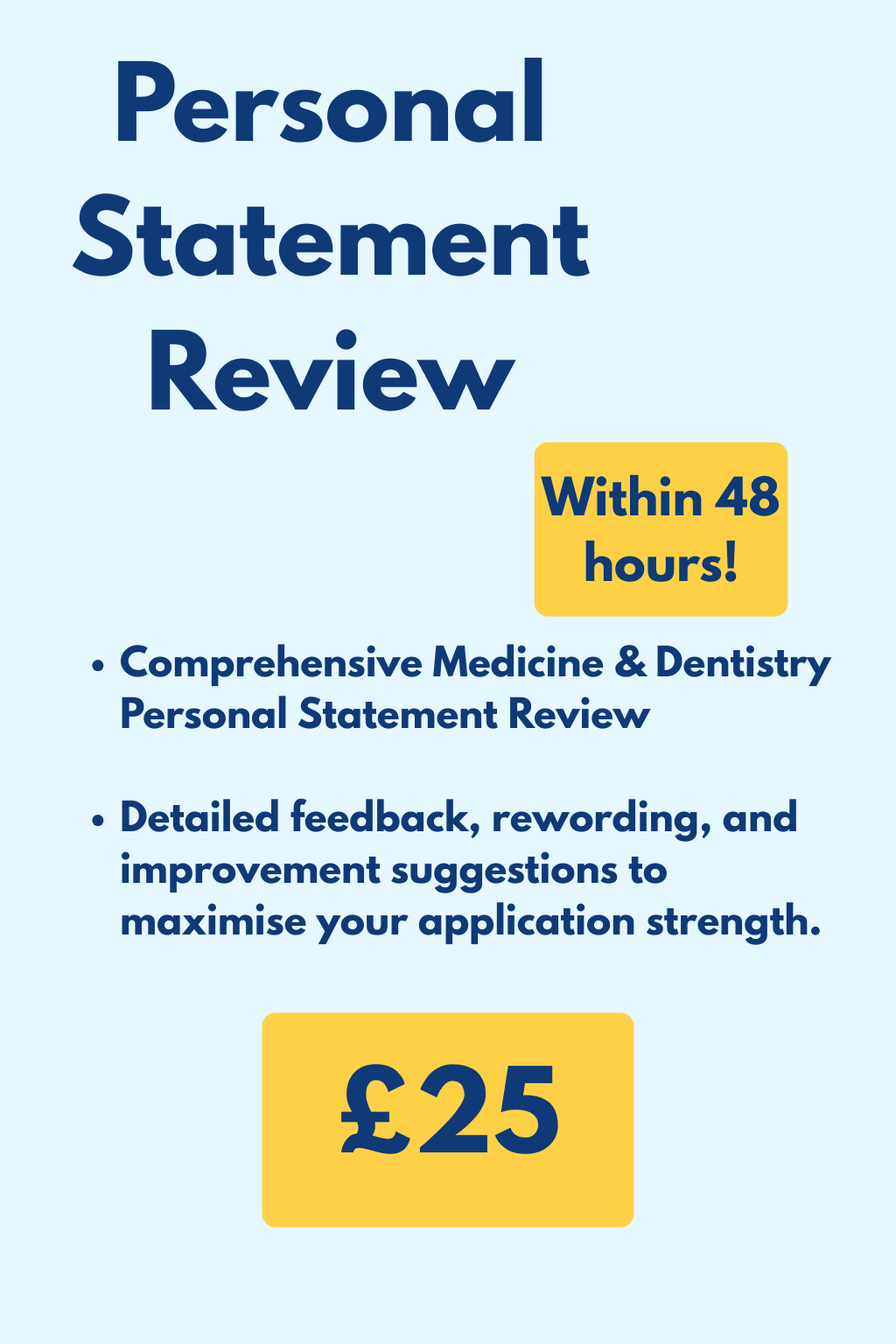 Personal Statement Review